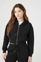 Women's Basic Fleece Zip-Up Hoodie