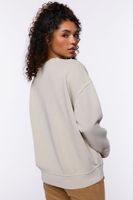 Women's New York Graphic Pullover in Taupe Small