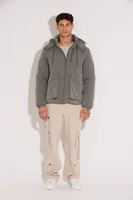 Men Twill Slim-Fit Cargo Pants