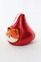 Anirollz Mini Plush Blanket Toy Kisses Foxiroll in Red