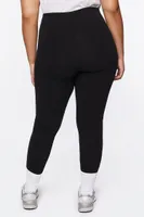 Women's Organically Grown Cotton Leggings in Black, 1X