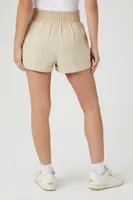 Women's Cuffed Drawstring Pull-On Shorts