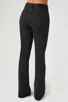 Women's Mid-Rise Flare Jeans in Black, 29