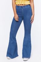 Women's Premium Flare Jeans in Medium Denim Small