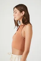 Women's Contour Cropped Halter Top Small