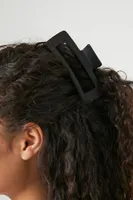 Cutout Claw Hair Clip in Black