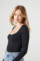 Women's Seamless Long-Sleeve Bodysuit