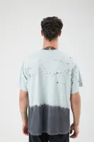 Men Dip-Dye Ol Dirty Bastard Tee in Grey Medium