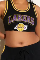 Women's Los Angeles Lakers Crop Top Black,