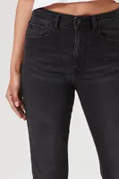 Women's High-Rise Mom Skinny Jeans in Washed Black, 27