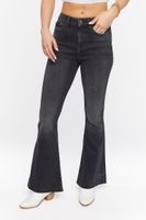 Women's Mid-Rise Flare Jeans in Washed Black, 30