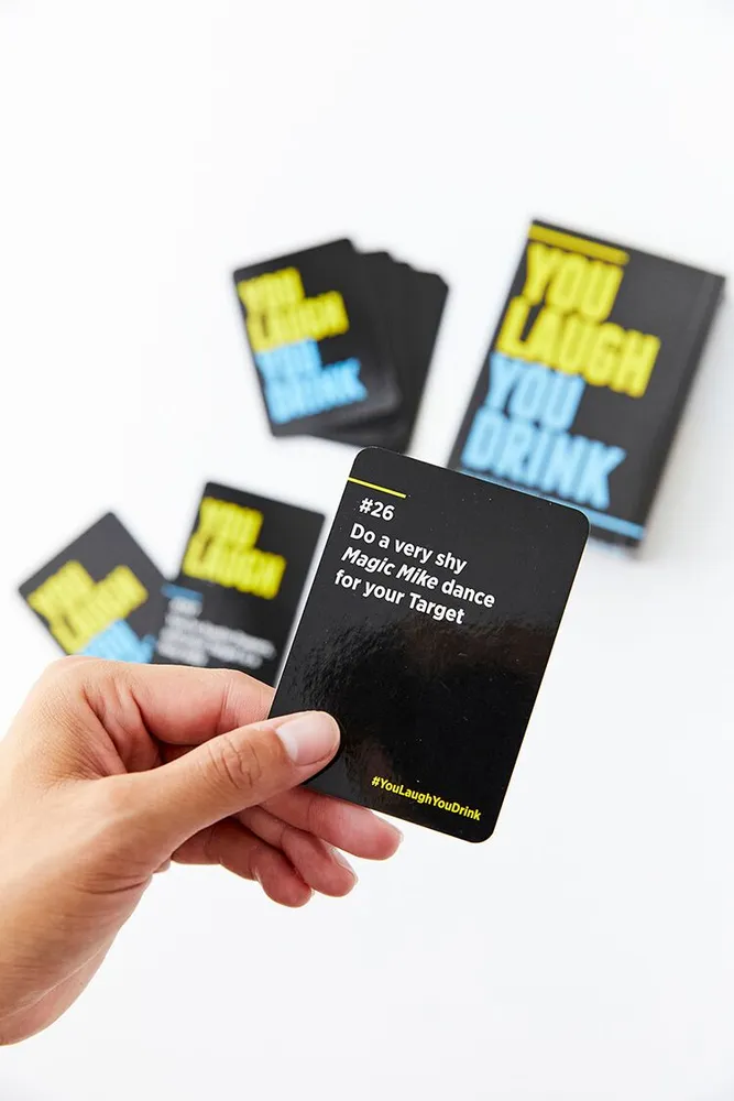 You Laugh You Drink - A Party Game in Black