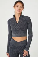 Women's Active Seamless Half-Zip Top Small