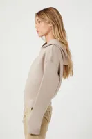 Women's French Terry Drop-Sleeve Hoodie