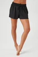 Women's Jersey Knit Pajama Shorts in Black