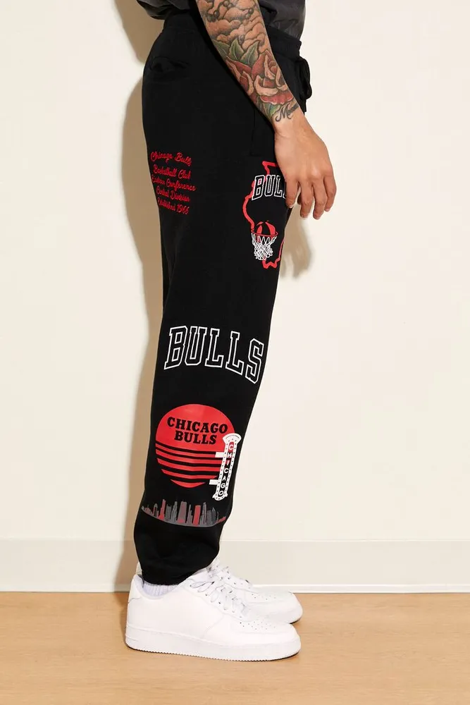 Men Chicago Bulls Fleece Joggers