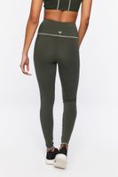 Women's Active Contrast-Trim Leggings in Cypress Small