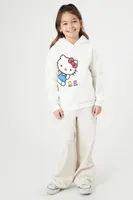 Girls Hello Kitty Graphic Hoodie (Kids) in White, 9/10