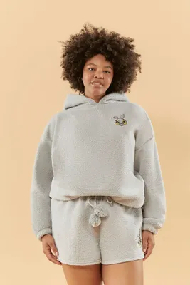 Women's Disney Thumper Pajama Hoodie in Grey, 2X