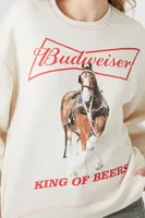 Women's Fleece Budweiser Graphic Pullover