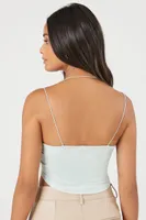 Women's Strappy Bustier Cropped Cami