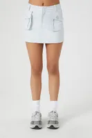 Women's Twill Cargo Mini Skirt