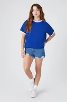 Women's Oversized Ringer T-Shirt Small