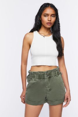 Women's Corduroy Paperbag Shorts