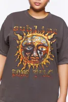 Women's Sublime Graphic T-Shirt in Charcoal, 0X