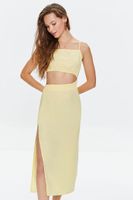 Women's Cutout Midi Dress in Mimosa Large