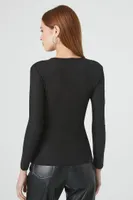 Women's Fitted Long-Sleeve Top