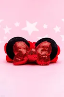 The Crème Shop Disney 3D Teddy Headyband™ in Ruby Glitz