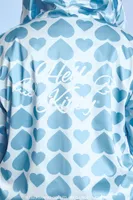 Women's Hello Kitty Rain Jacket in Light Blue, 3X