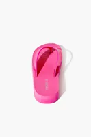 Women's Thick Flip Flops in Hot Pink Small