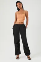 Women's Sweetheart Crop Top Toasted Almond