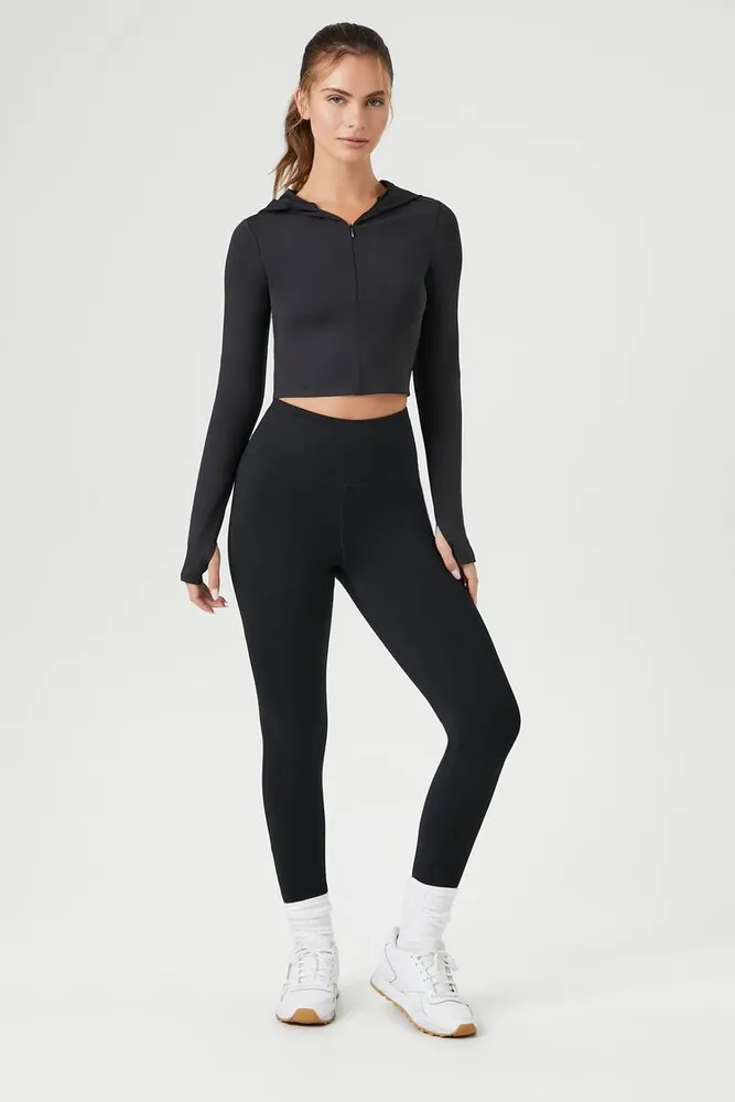 Women's Active High-Rise Leggings in Black Small