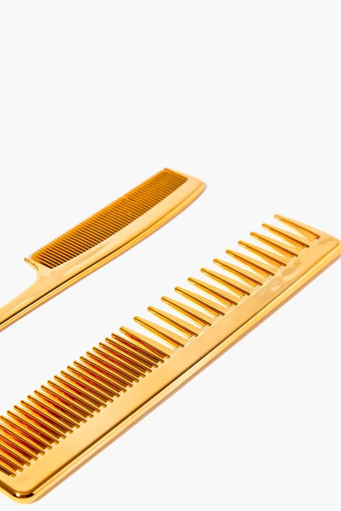 Comb Set - 2 Pack in Gold