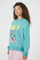 Women's Ski Vail Graphic Pullover in Celadon Small