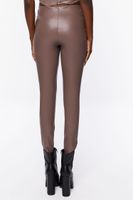 Women's Faux Leather High-Rise Leggings