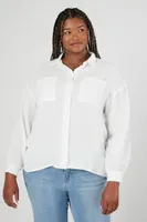 Women's Drop-Sleeve Shirt White,