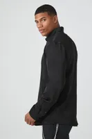 Men Satin Long-Sleeve Shirt