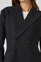 Women's Double-Breasted Peak Lapel Blazer