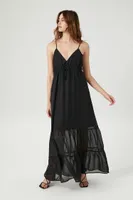 Women's Ruffle-Trim Cami Maxi Dress