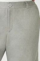 Women's Wide-Leg Trouser Pants in Grey, 4X