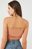 Women's Off-the-Shoulder Crop Top