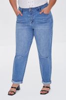 Women's Premium Boyfriend Jeans in Medium Denim, 14