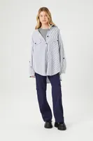 Women's Oversized Pinstripe Shirt