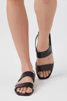 Women's Dual-Strap Square-Toe Sandals