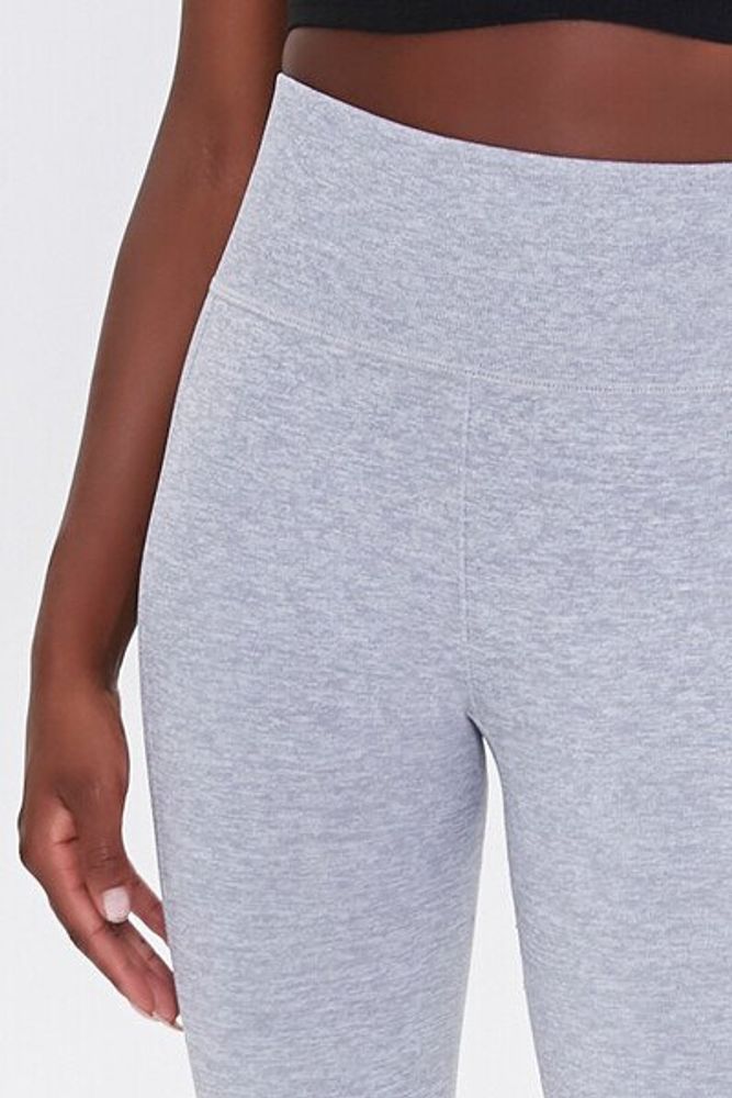 Women's Active Seamless High-Rise Leggings in Heather Grey Large