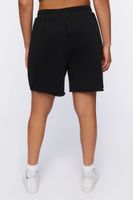 Women's Active Drawstring Shorts in Black, 0X